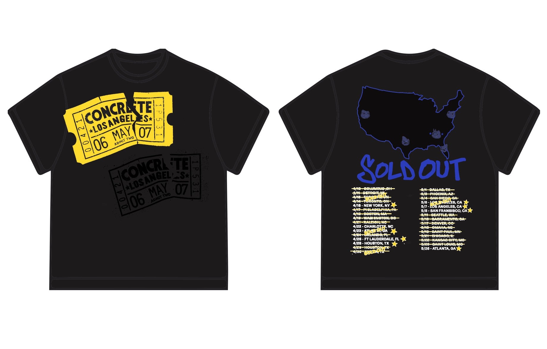 LOS ANGELES TOUR TEE